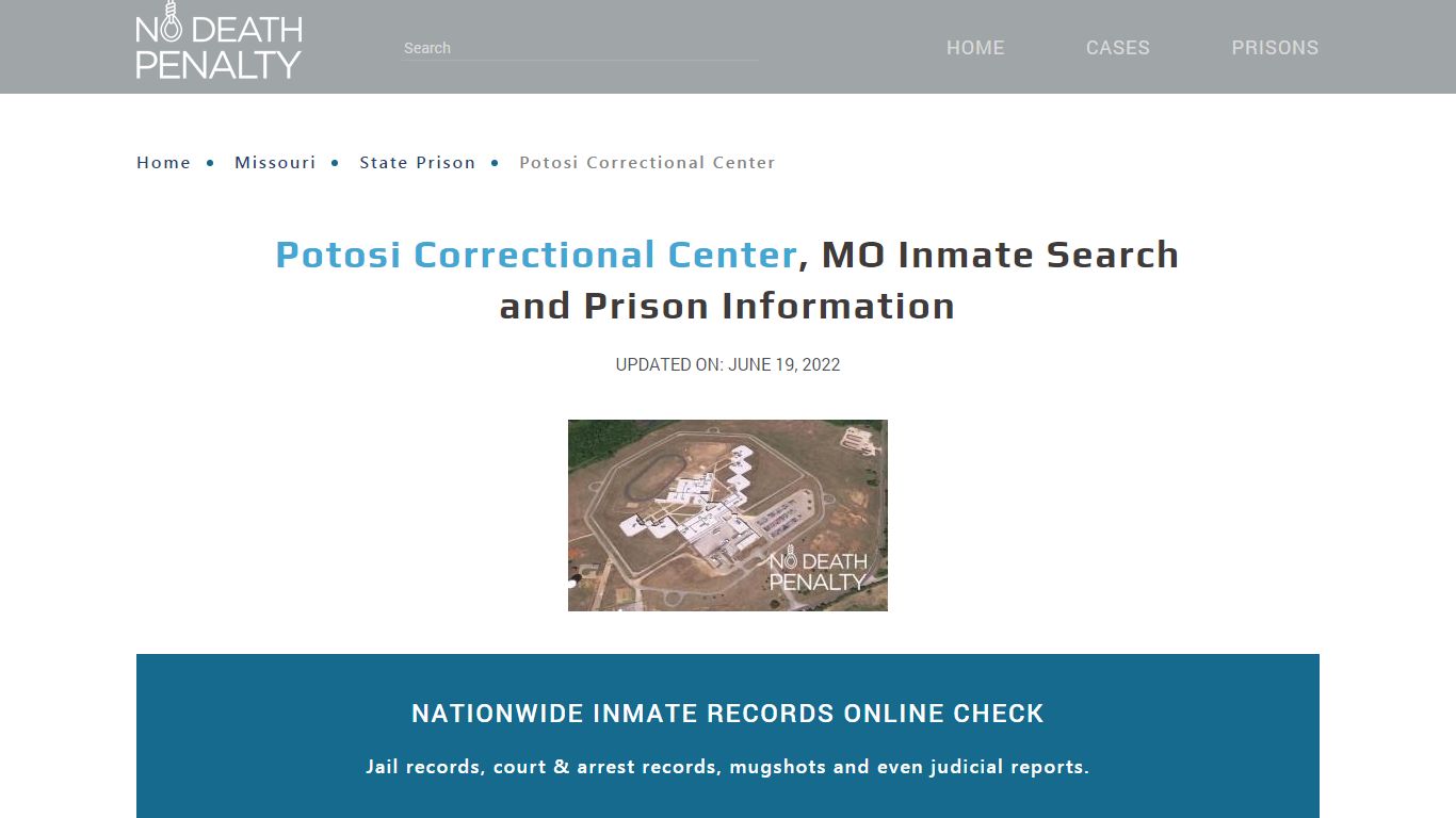 Potosi Correctional Center, MO Inmate Search, Visitation, Phone no ...